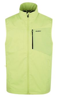 HUSKY pánská softshellová vesta Salien M, světle zelená