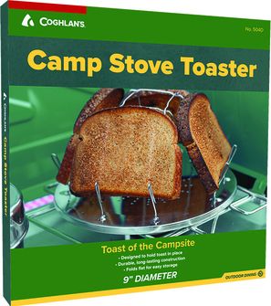 Coghlans Camp Stove Toaster Skládací topinkovač pro benzínové, parafínové a plynové vařiče