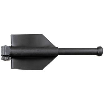 MFH Skládací rýč, černý, s pilkou, teleskopická násada