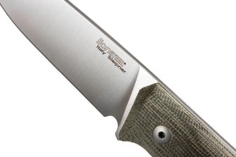Lionsteel Nůž typu bushcraft s pevnou čepelí z ocele Sleipner B35 CVG