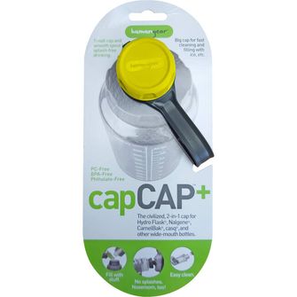 humangear capCAP+ Uzávěr lahve pro průměr 5,3 cm žlutý