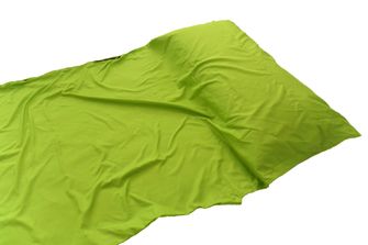 Origin Outdoors Obdélníková zelená vložka do spacího pytle z mikrovlákna