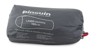 Pinguin Hygienická vložka do spacího pytle Liner Mummy šedá 195cm