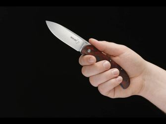 Böker Plus Exskelibur I Cocobolo kapesní nůž 8,9 cm, dřevo Cocobolo, titanová střenka