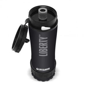 Lifesaver filtrační a čistící láhev na vodu, 400ml, černá