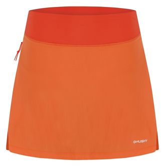 HUSKY dámská funkční sukně s kraťasy Flamy L, oranžová