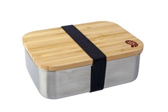 Origin Outdoors Bambusový box na oběd z nerezové oceli 1,2 l