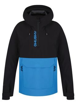 HUSKY pánská outdoorová bunda Nabbi M, černá/neonově modrá