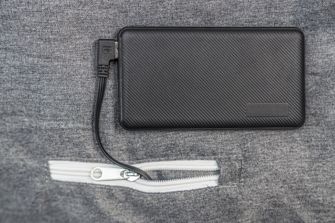 Grüezi-Bag Feater Vyhřívaná vložka do spacího pytle s USB rozhraním šedá
