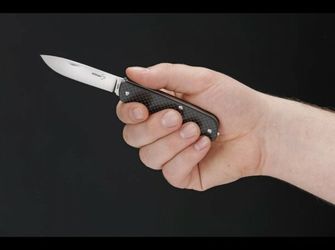Böker Plus Tech Tool Carbon 1 kapesní nůž 7,1 cm, černý, G10, karbonové vlákno