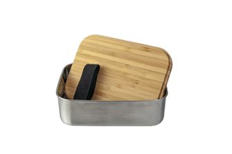 Origin Outdoors Bambusový box na oběd z nerezové oceli 1,2 l