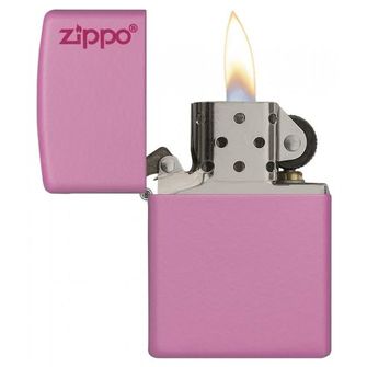 Zippo benzínový zapalovač růžový matný