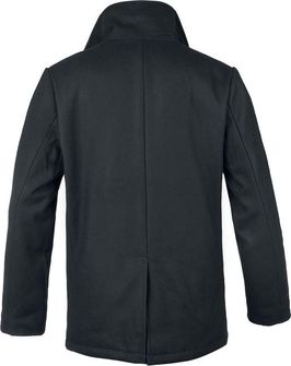 Brandit Pea Coat pánský kabát, černý