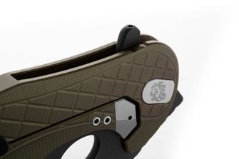 Lionsteel Nůž typu KARAMBIT vyvinutý ve spolupráci s Emerson Design. L.E. ONE 1 A GB Green/Chemical Black