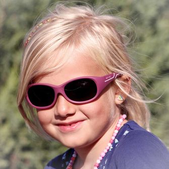 ActiveSol Kids @school sports Dětské polarizační sluneční brýle berry/pink