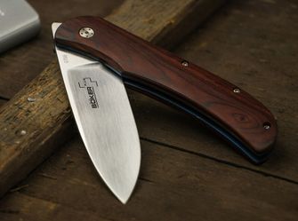 Böker Plus Exskelibur I Cocobolo kapesní nůž 8,9 cm, dřevo Cocobolo, titanová střenka
