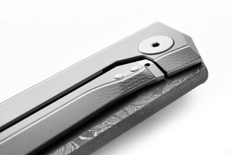 Lionsteel Luxusní kapesní nůž s rukojetí z masivního titanu MYTO MT01D GY