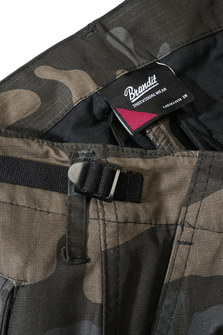 Dámské kalhoty BDU Ripstop značky Brandit, tmavě kamuflážová barva