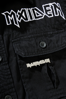 Brandit Iron Maiden Vintage Košile s dlouhým rukávem Eddy, černá