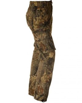 Loshan Kerry pánské kalhoty vzor Real tree tmavé hnědé