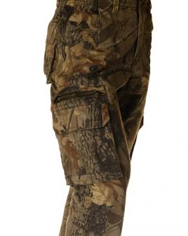 Loshan Kerry pánské kalhoty vzor Real tree tmavé hnědé