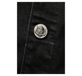 Brandit Motörhead Cradock Džínová bunda, černo-černá