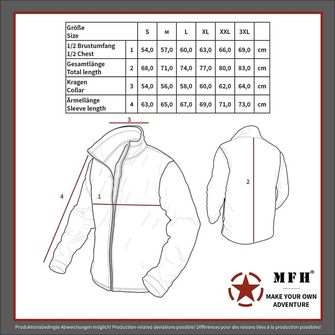 Profesionální softshellová bunda MFH Scorpion, HDT-camo FG