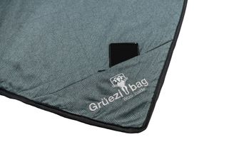 Grüezi-Bag Wellhealth Vlněná deka Grüezi šedomodrá deluxe