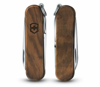 Victorinox Classic SD Wood multifunction knife 58 mm, walnut wood, 5 functions