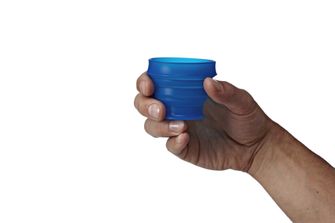 humangear GoCup skládací, hygienický a balitelný cestovní hrnek &#039; 118 ml modrý
