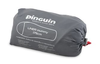 Pinguin Hygienická vložka do spacího pytle Liner Mummy šedá 175cm