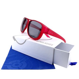 ActiveSol El Aviador Fitover-Child polarizační sluneční brýle, červené