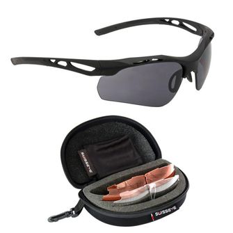 Swiss Eye® Attack taktické brýle, černé
