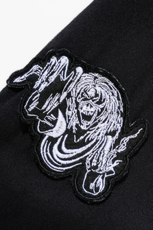 Brandit Iron Maiden Vintage Košile s dlouhým rukávem Eddy, černá