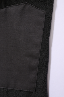 Mikina Brandit Ripstop s fleecovým zipem, černá