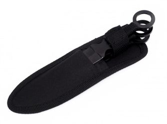 Vrhací nože mini string, 16cm, 3 kusy, černé