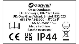 Outwell Konverzní zásuvka Opus 0.3 Mtr.