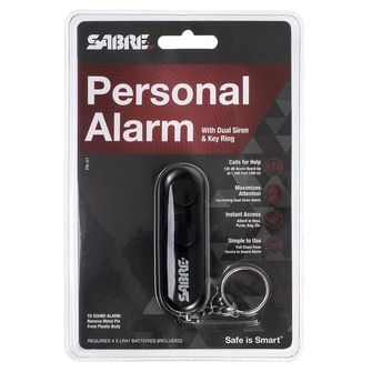 SABRE RED osobní alarm dual, 120db černý