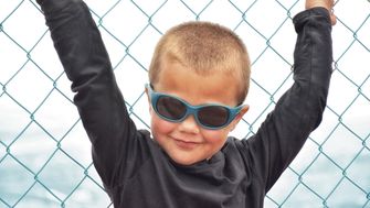ActiveSol Kids @school sports Dětské polarizační sluneční brýle petrol/turquoise