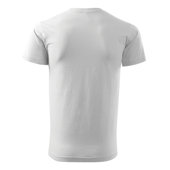 DRAGOWA krátké tričko český velký znak, bílá 160g/m2