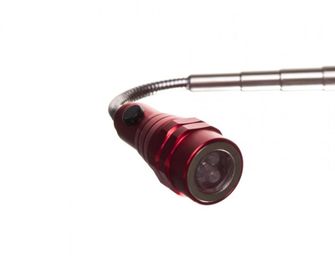 Remy LED teleskopické svítidlo s magnetem červené 17cm