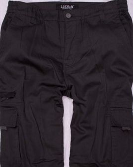 Pánské zateplené kalhoty loshan ernesto světlejší černé