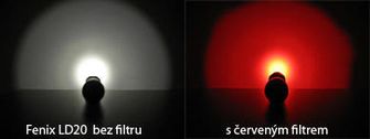 Fenix filtr pro svítilny AOF-S, červený