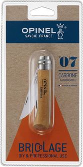 Opinel otvírací nůž N°07 Carbon Blistr pack, 17,5cm