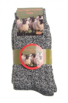 Norské ponožky z ovčí vlny, sivé, 3 páry