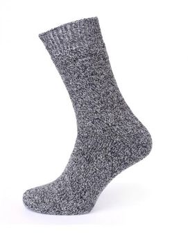 Norské ponožky z ovčí vlny, sivé, 3 páry