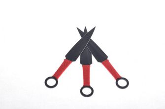 Vrhací nože mini lief, 16cm, 3 kusy, černé