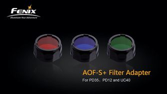 filtr pro baterky Fenix ​​AOF-S + zelený adaptér 