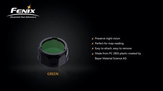 filtr pro baterky Fenix ​​AOF-S + zelený detaily produktu