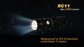 LED baterka Fenix ​​RC11 1000lumen magnetické nabíjení 